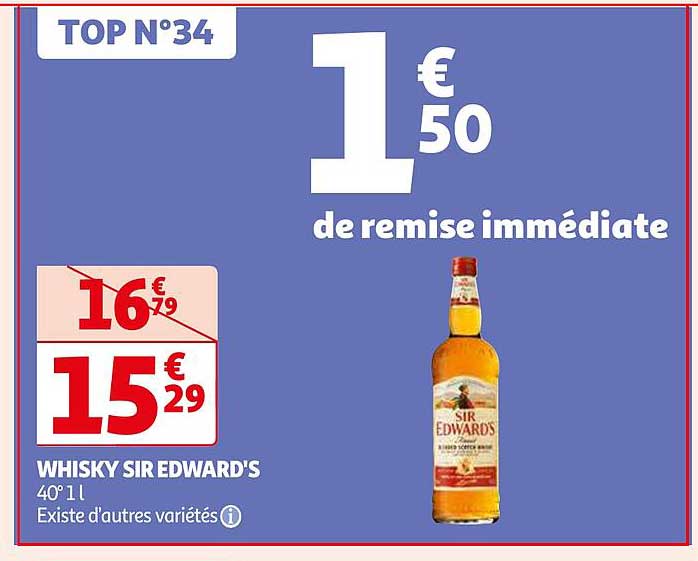 whisky sir edward's