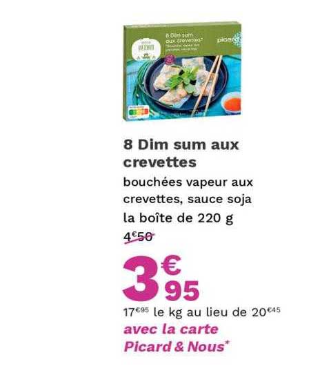 8 dim sum aux crevettes