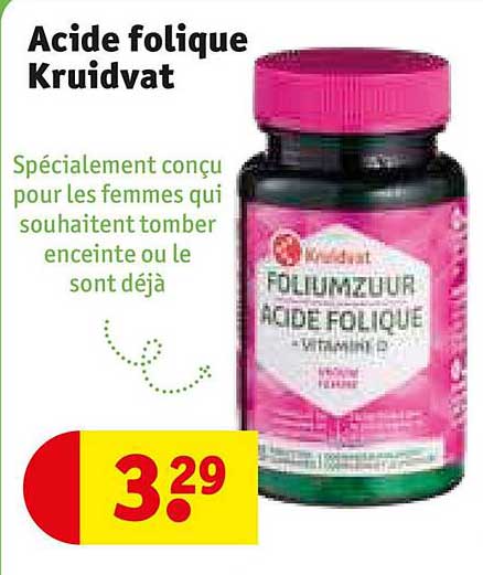 acide folique kruidvat
