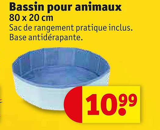 bassin pour animaux
