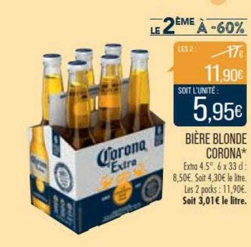 Bière Blonde Corona