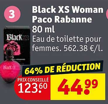 black xs woman paco rabanne