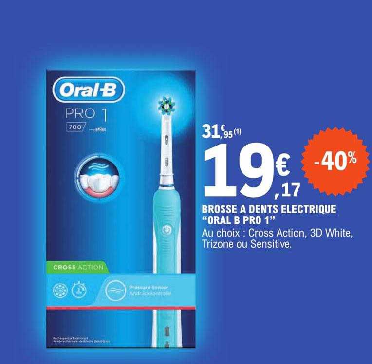brosse à dents électrique "oral b pro 1"