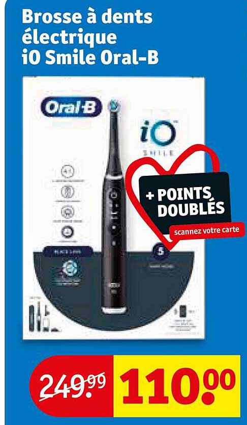 brosse à dents électrique i0 smile oral-b