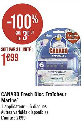 canard fresh disc fraîcheur marine