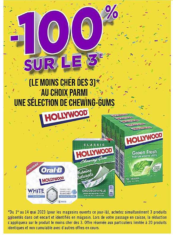 Chewing-gums Hollywood