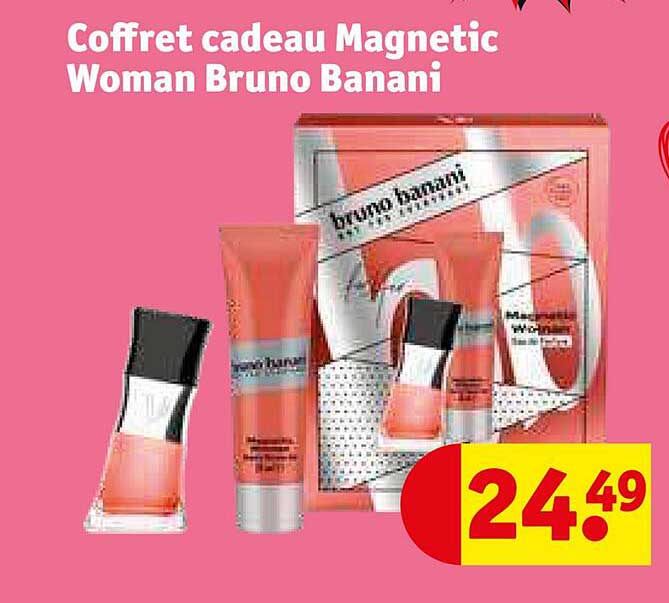 coffret cadeau magnetic woman bruno banani