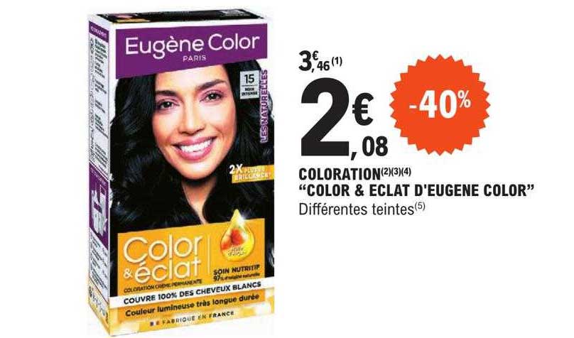 coloration "color & éclat d'eugène color"