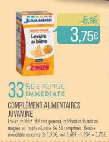 complément alimentaires juvamine