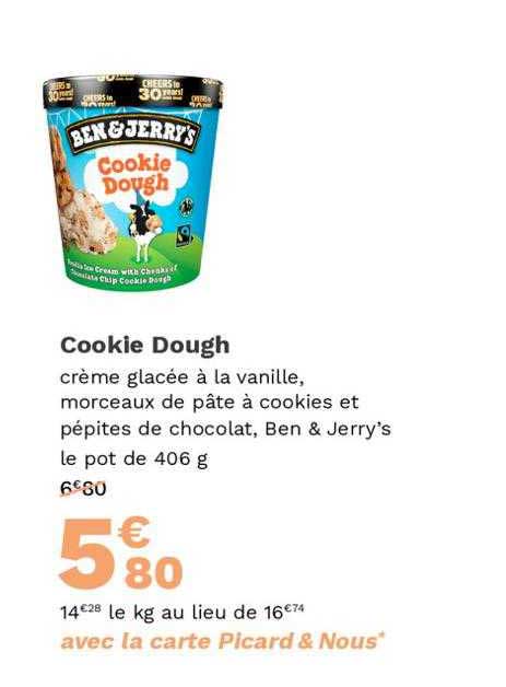 cookies dough ben & jerry's
