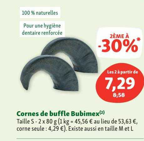 cornes de buffle bubimex