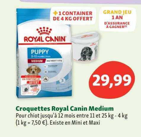 croquettes royal canin medium