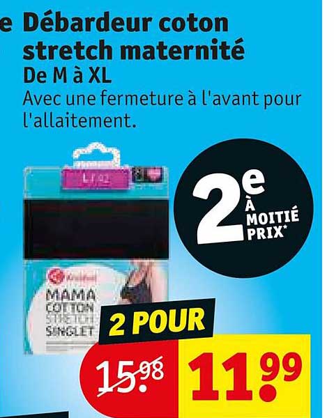 débardeur coton stretch maternité