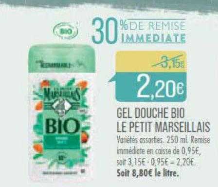 Gel Douche Bio Le Petit Marseillais