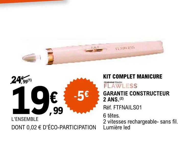 kiti complet manicure flawless