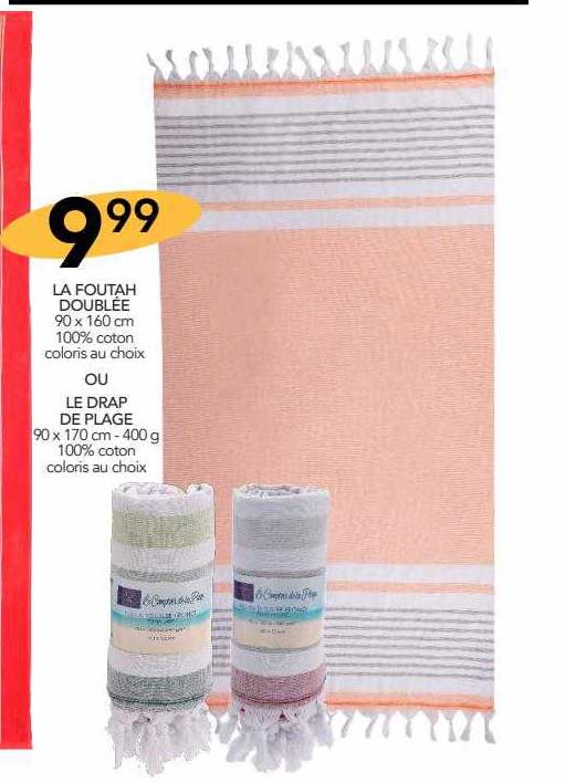la foutah doublée ou le drap de plage