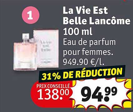 la vie est belle lancôme