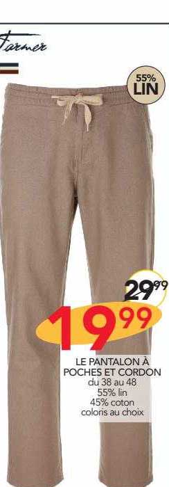 Le Pantalon à Poches Et Cordon