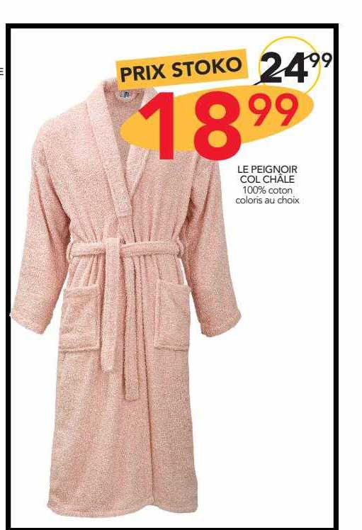 le peignoir col châle