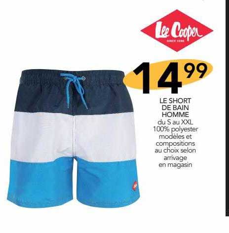le short de bain homme lee cooper