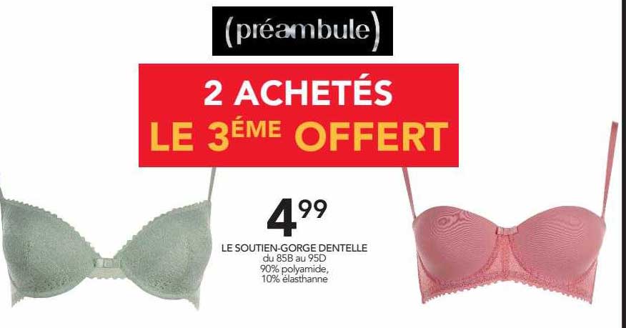 le soutien-gorge dentelle préambule