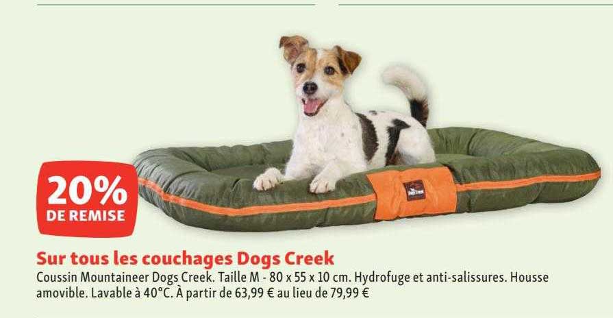les couchages dogs creek