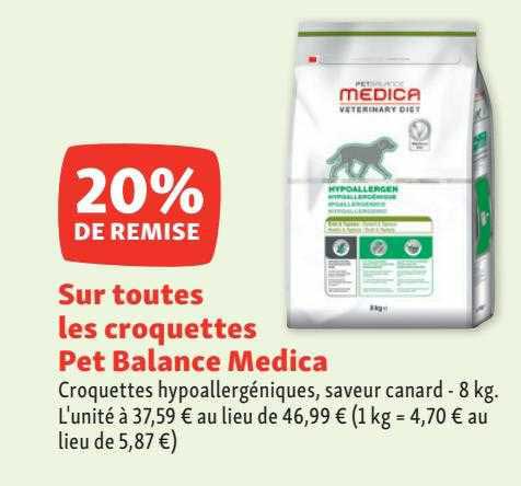 les croquettes pet balance medica