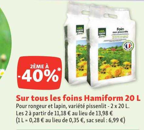 les foins hamiform 20l