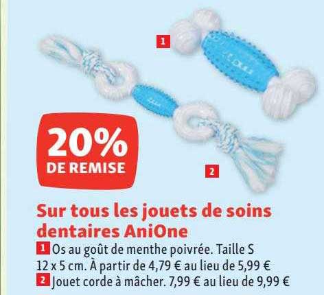 les jouets de soins dentaires anione