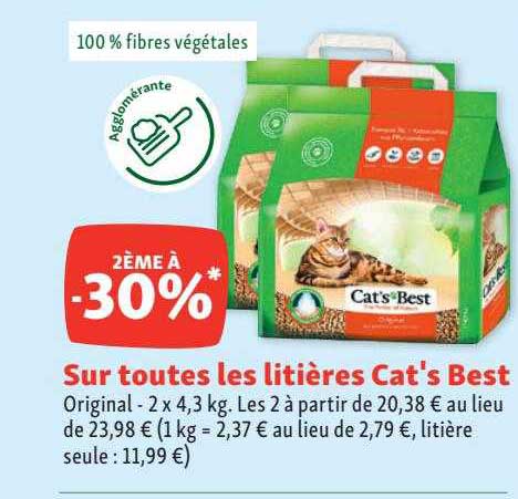 Les Litières Cat's Best