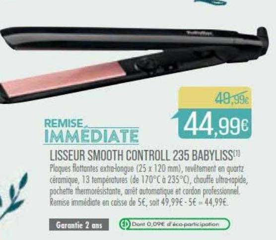 Lisseur Smooth Controll 235 Babyliss