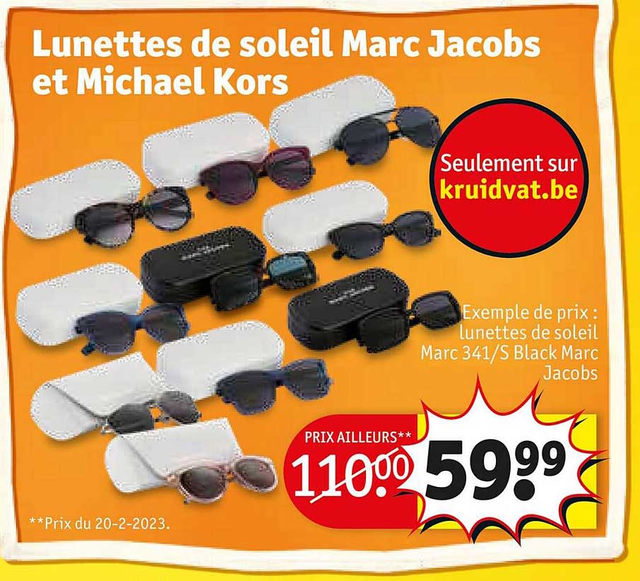 lunettes de soleil marc jacobs et michael kors