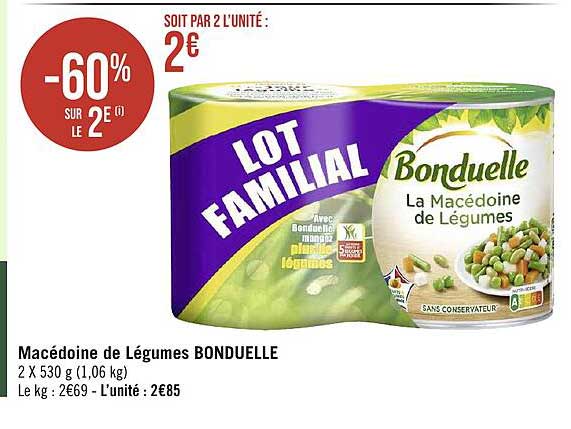 Macédoine De Légumes Bonduelle