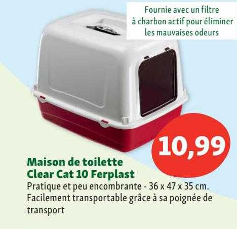 maison de toilette clear cat 10 ferplast