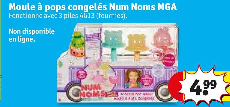 moule à pops congelés num noms mga