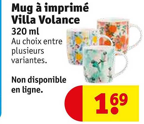 mug à imprimé villa volance