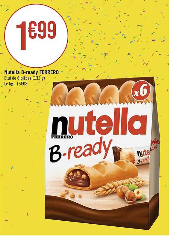nutella b-ready ferrero