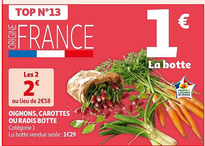 Oignons, Carottes Ou Radis Botte