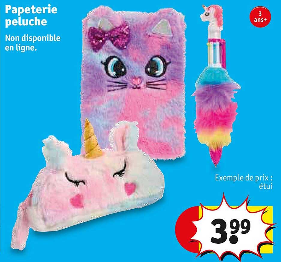 Papeterie Peluche