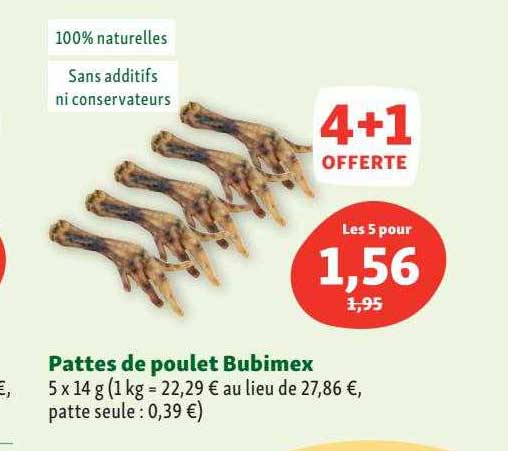 pattes de poulet bubimex