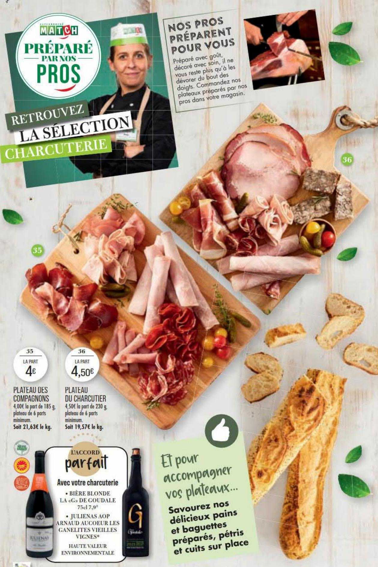 plateau des compagnons, plateau du charcutier