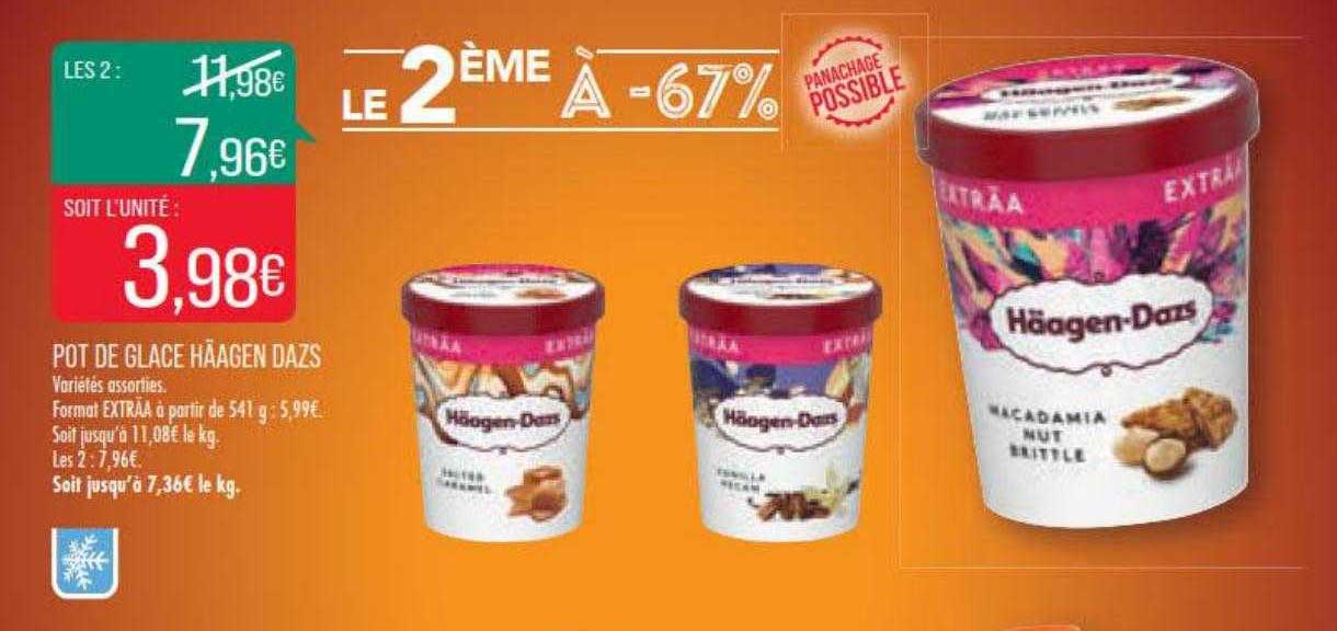 pot de glace häagen dazs