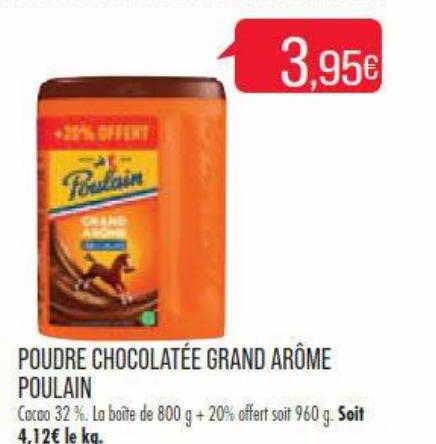 Poudre Chocolatée Grand Arôme Poulain