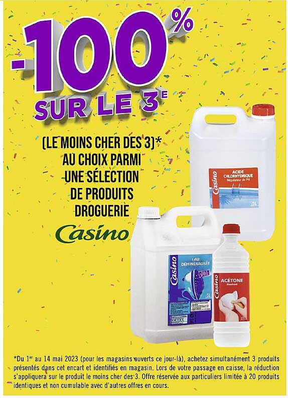 produits droguerie casino