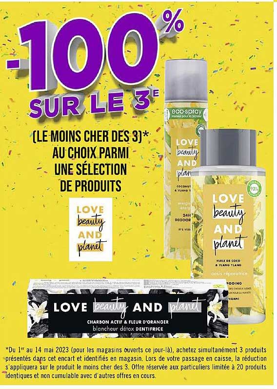produits love beauty and planet