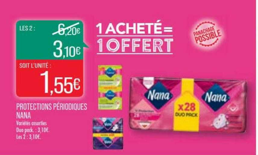 protections périodiques nana