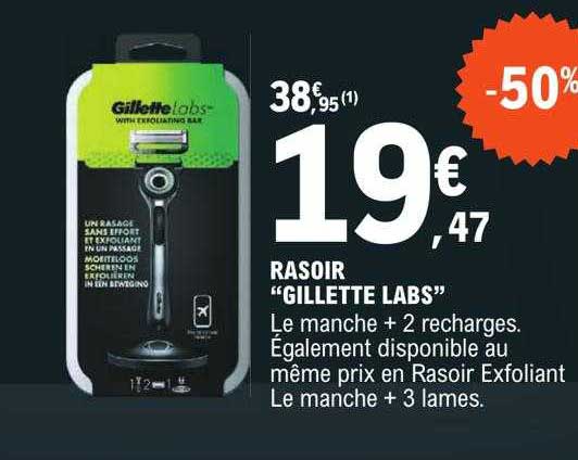 rasoir "gillette labs"