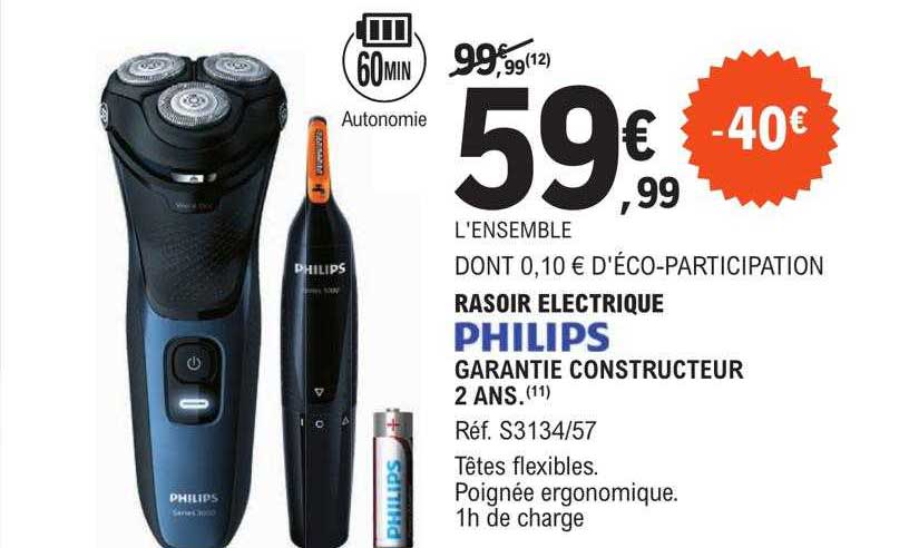 Rasoir électrique Philips