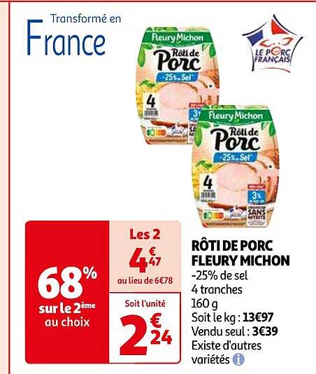 rôti de porc fleury michon