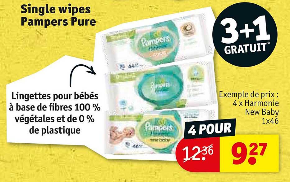 single wipes pampers pure